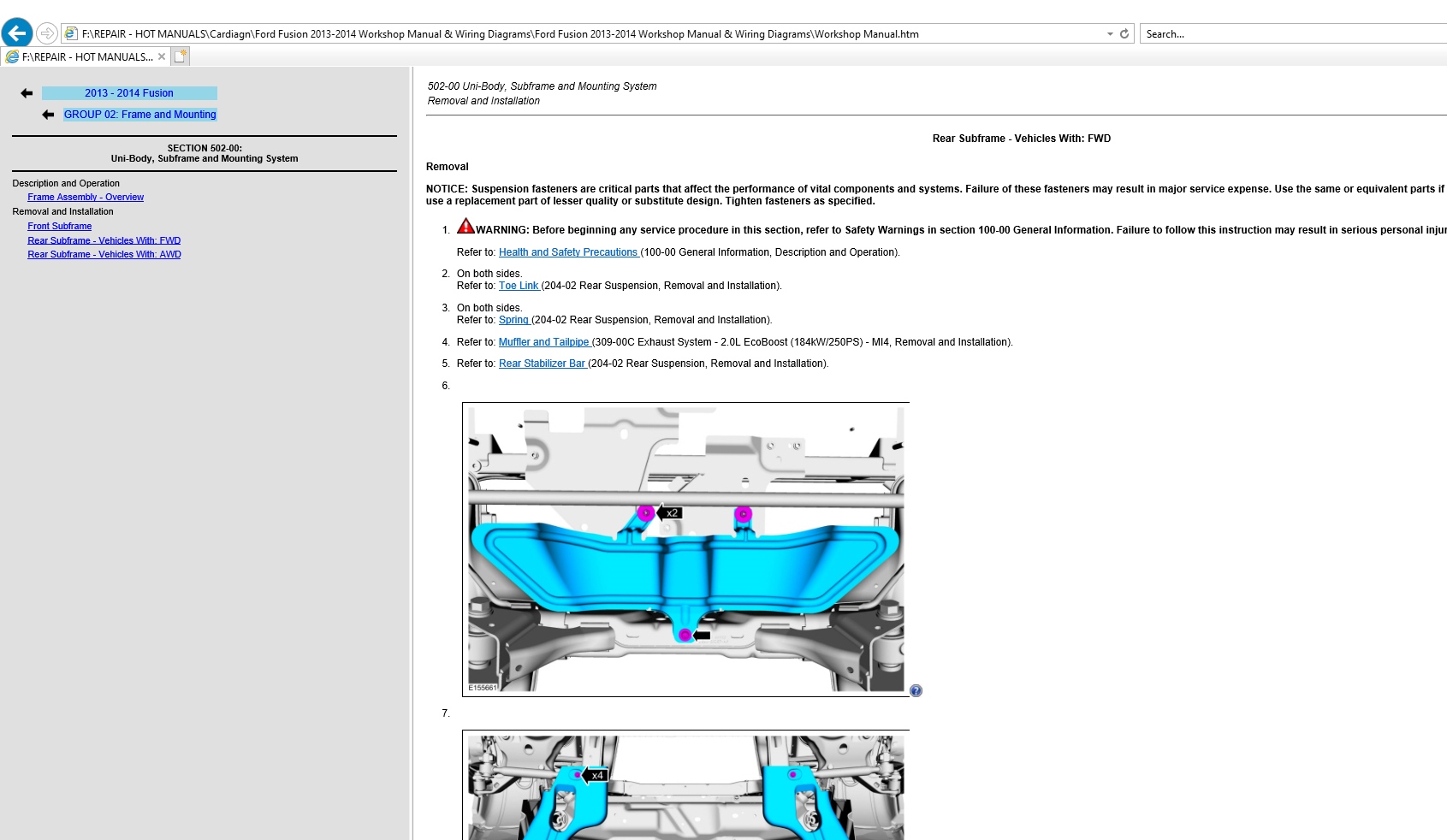 Ford Fusion 20132014 Manual & Wiring Diagrams