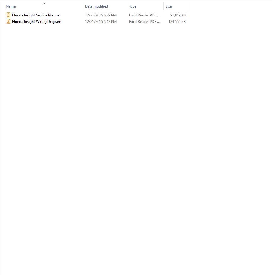 Honda Insight 2011 Service Manual U0026 Wiring Diagram
