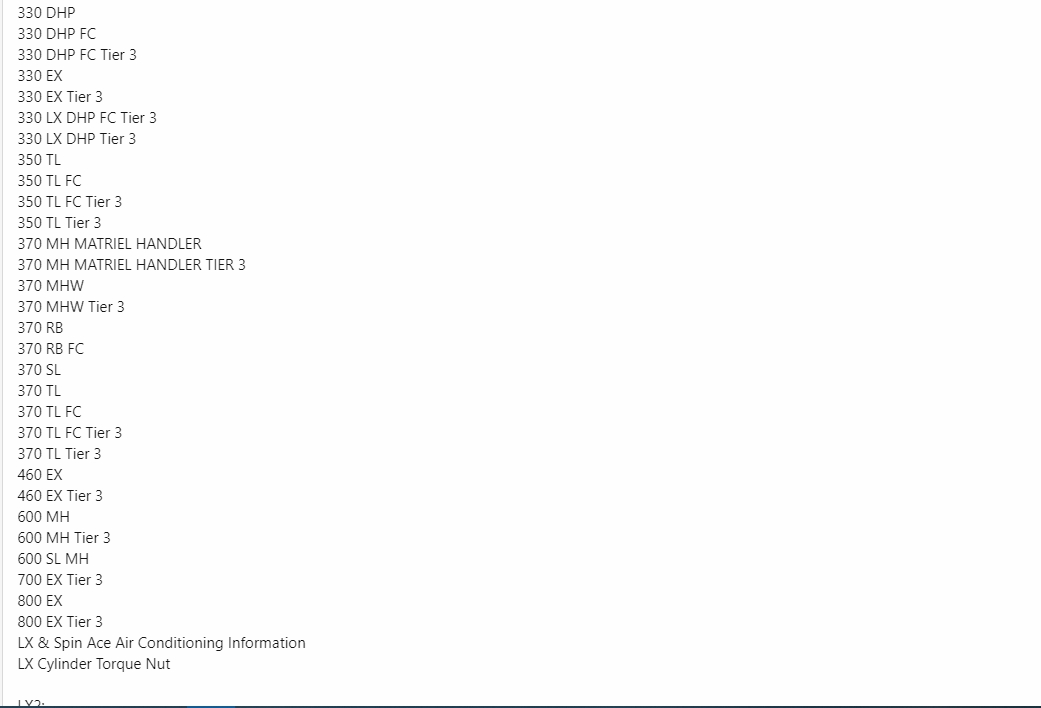 Linkbelt Full Shop Manual, Part Manual, Schematic Circuit - Homepage