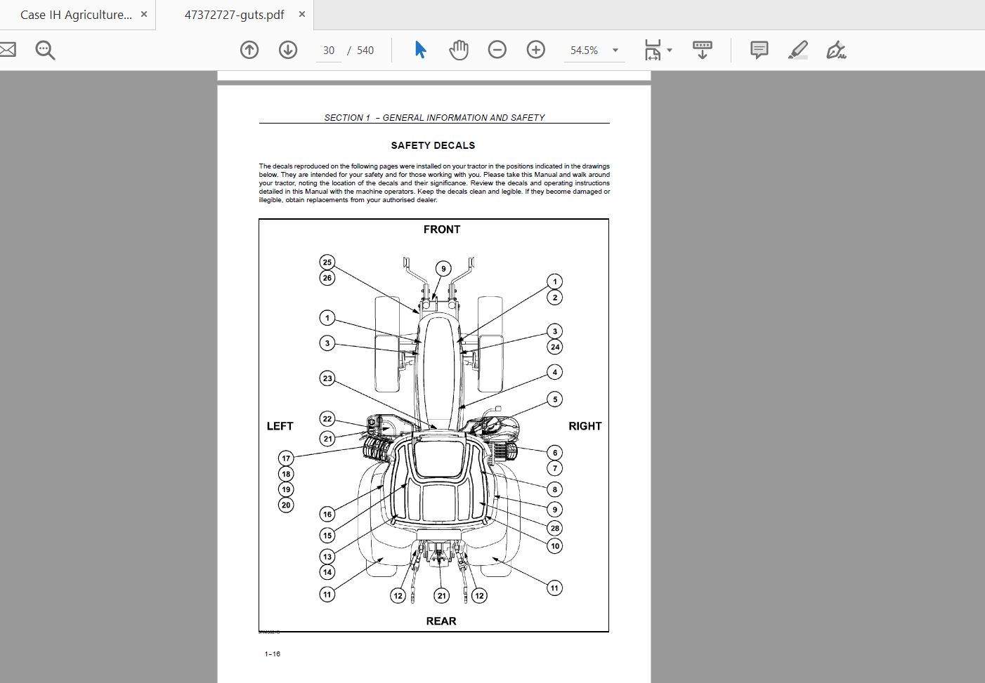 case puma 165 operators manual