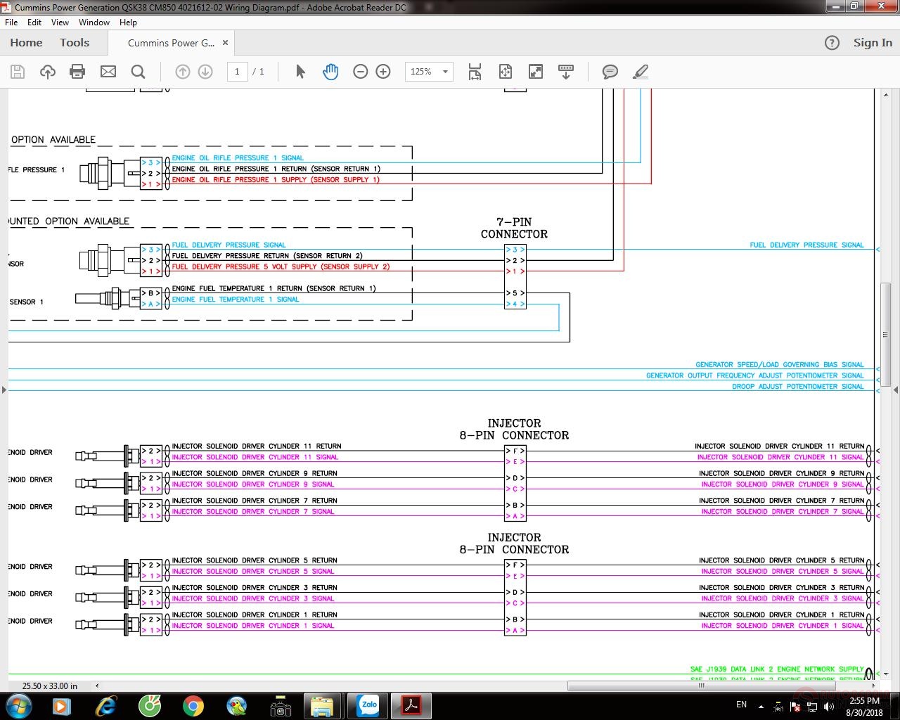 Cummins Power Generation QSK38 CM850 4021612-02 Wiring ... steiger wiring diagrams 