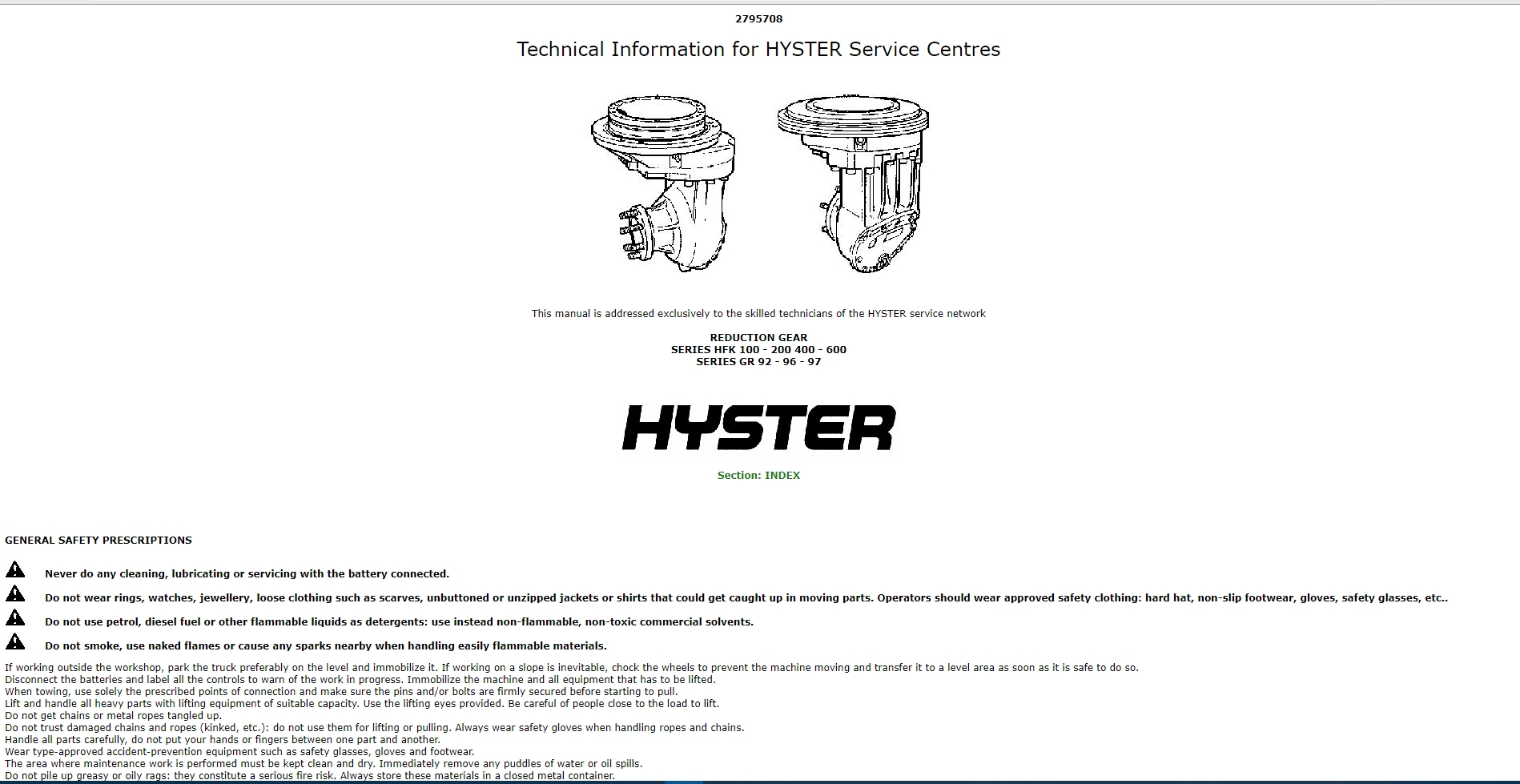 Hyster Forklift Class 2 Electric Motor Narrow Aisle Trucks A461 (RM2_02