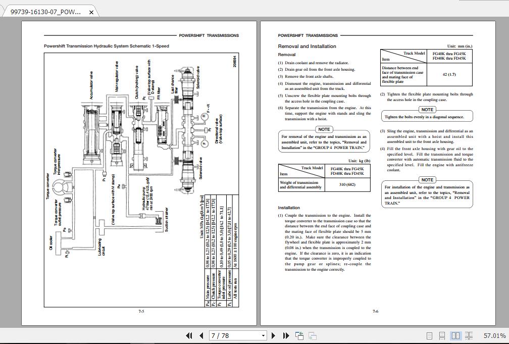Mitsubishi Forklift FG40K Service Manual - Homepage - The Biggest Store