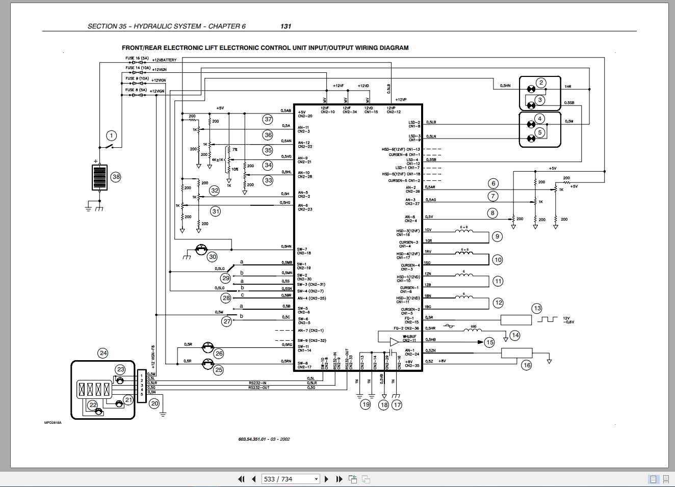 New Holland Tractor TN55D, TN55S, TN65D, TN6S5, TN70D, TN70S, TN75D