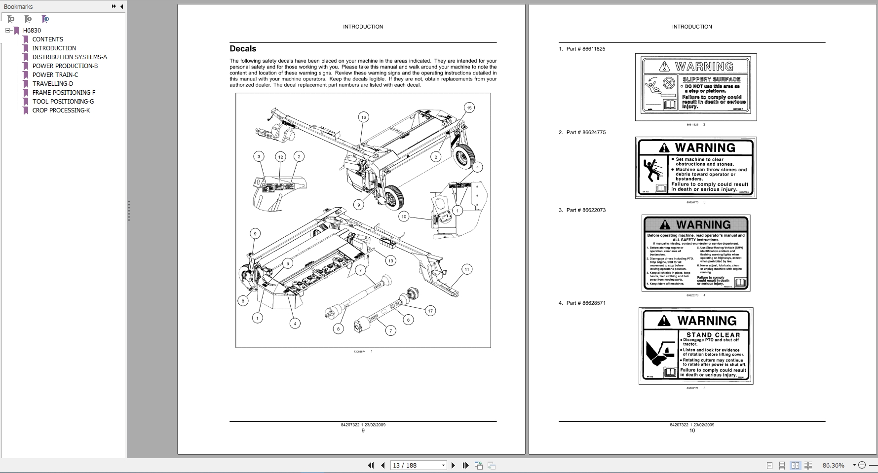 New Holland H6830 Disc Mower Service Manual_84207322 - Homepage - The