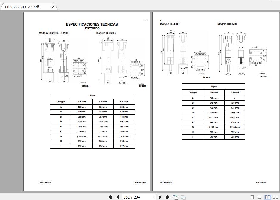 CASE CB Series Hydraulic Hammers Service Manual
