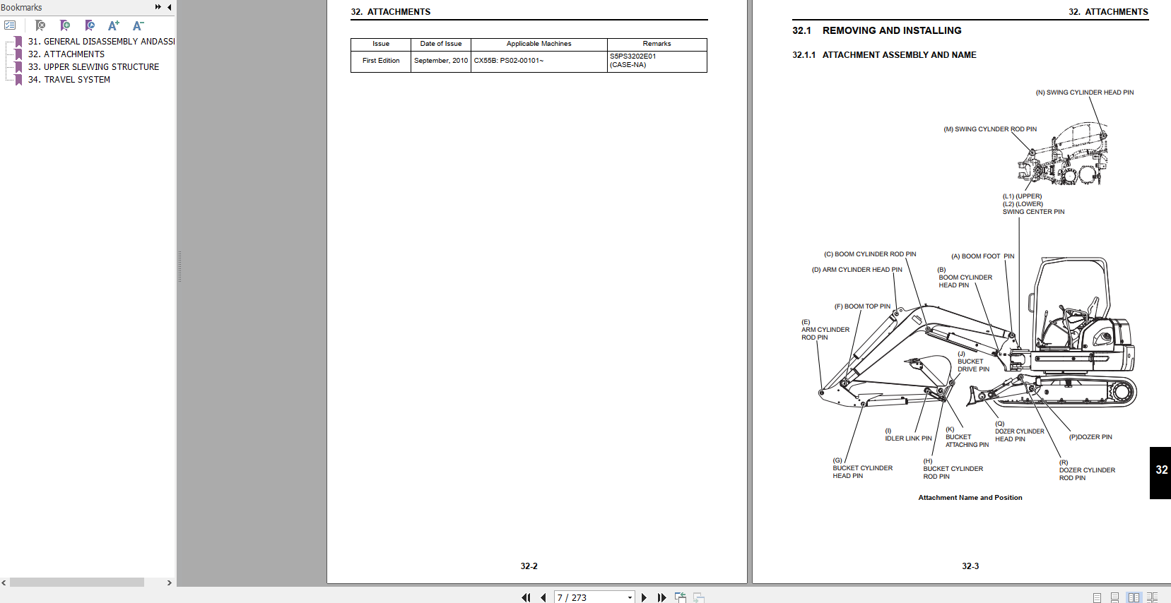 Case Crawler Excavator CX55B Tier 4 Service Manual