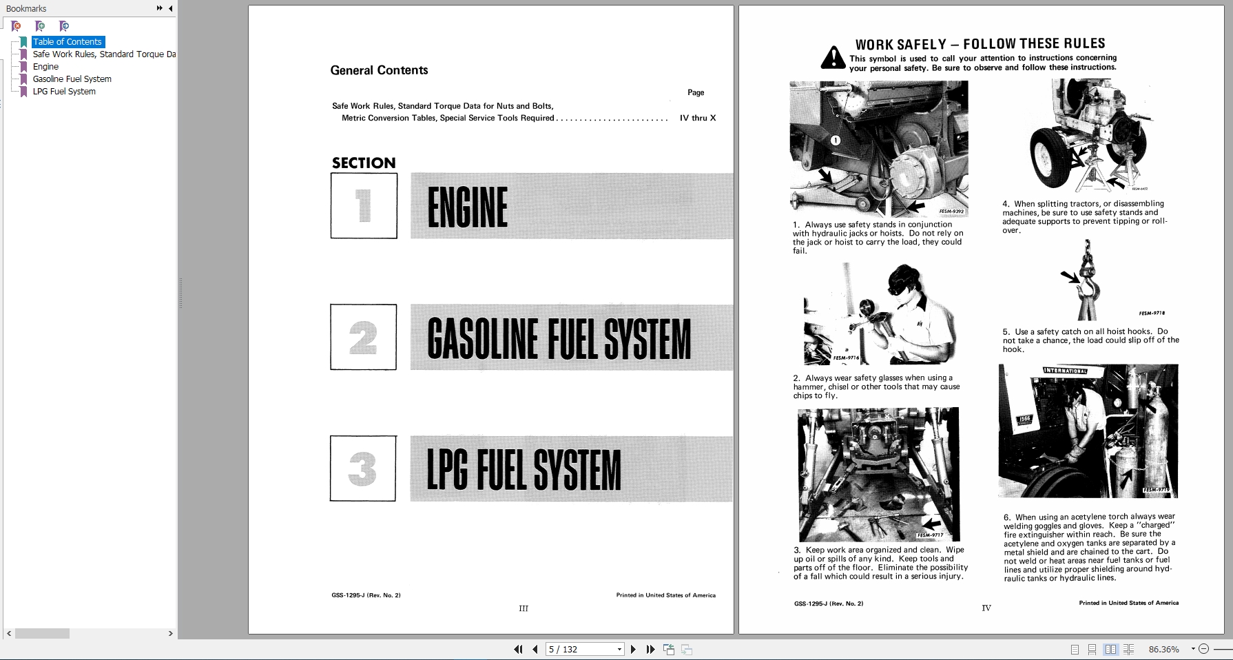 Case IH Tractor Engine & Fuel System(GAS) Service Manual_GSS1295J