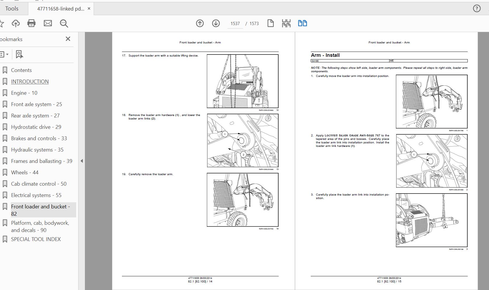 Case IH Tractor SR175 SV185 Tier 4B final Alpha Series Skid Steer