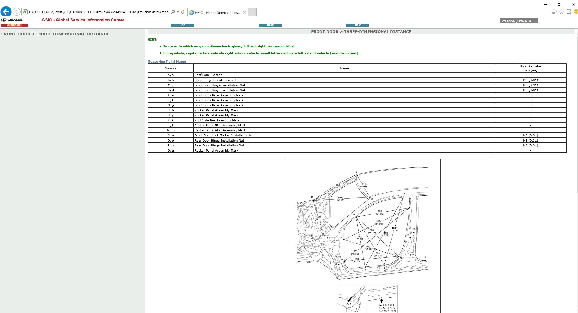 Lexus CT200H [2013.12] Workshop Service Manual - Homepage - The Biggest