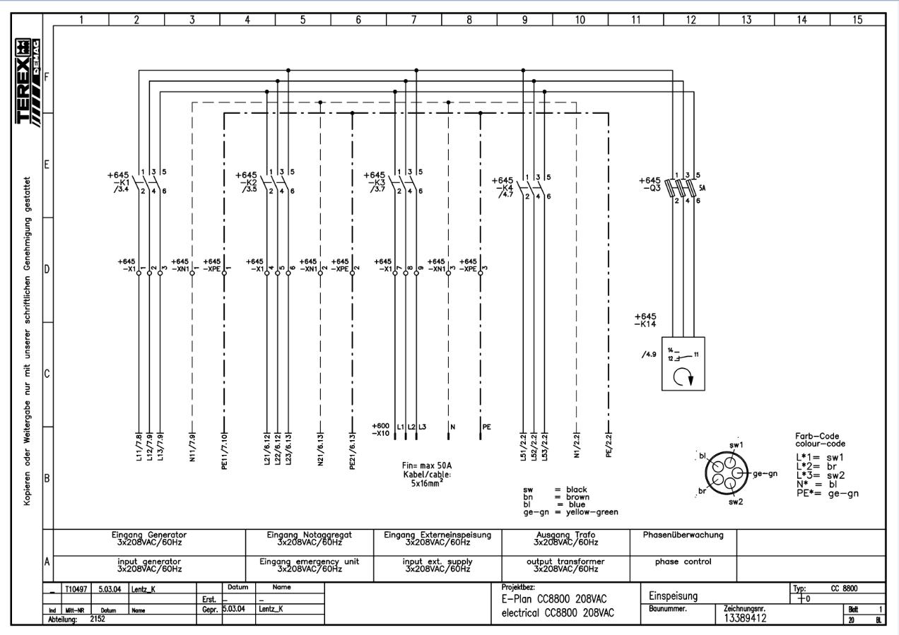 Terex Demag Crawler Crane Cc8800 Part Manual Operator