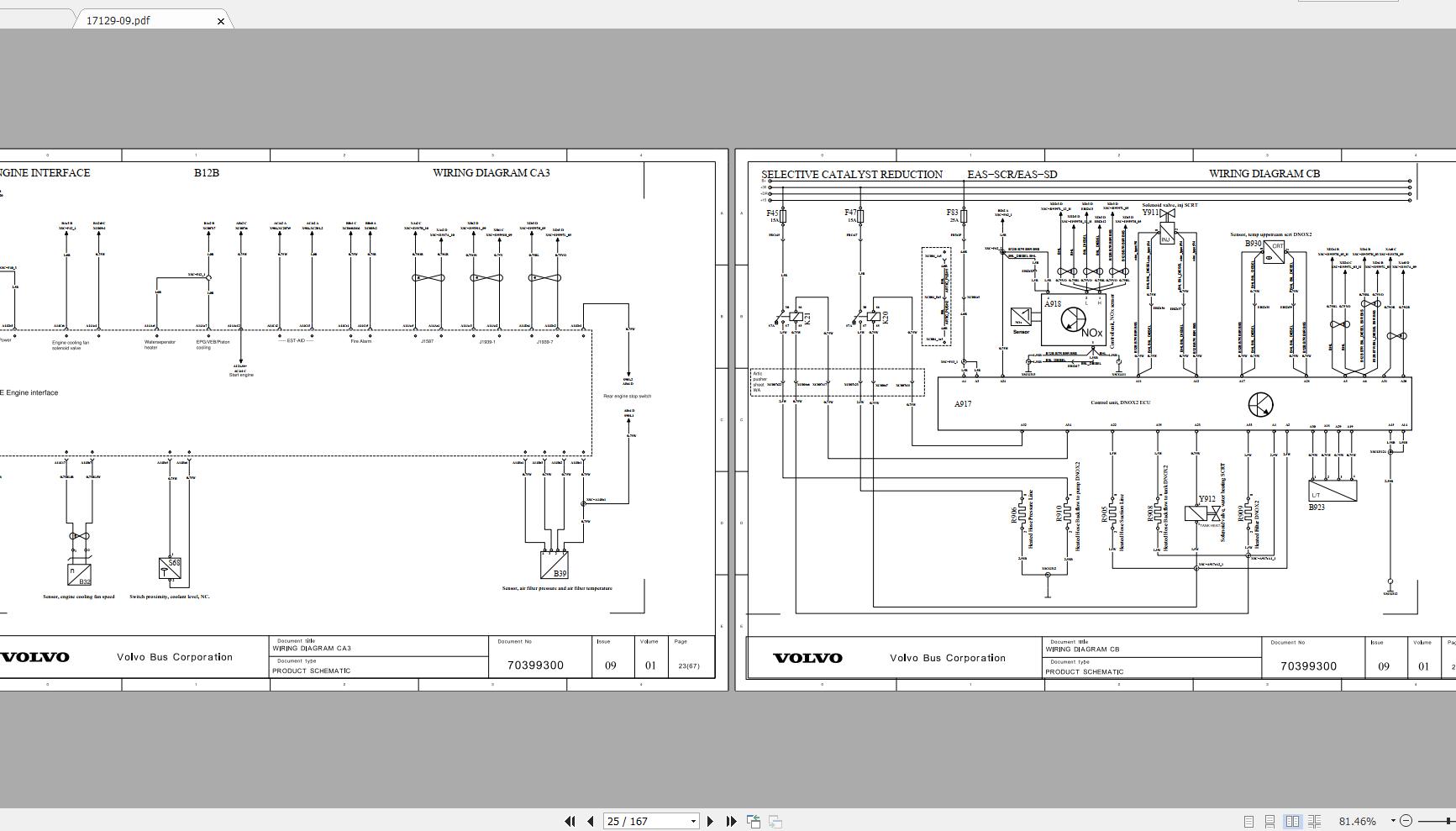 Volvo B5LH with D5F Trucks Service Manual Buses & Wiring Diagrams