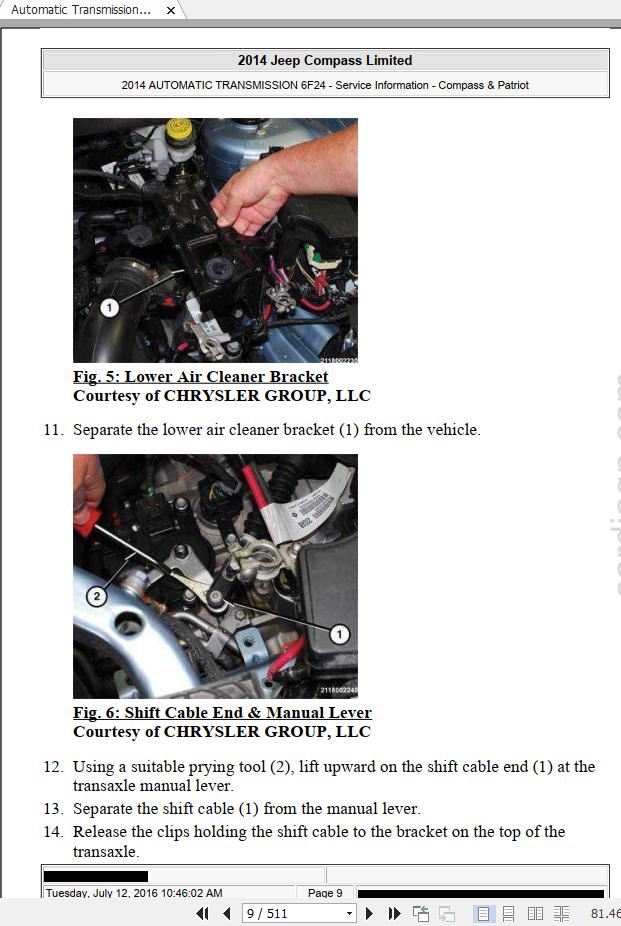 Jeep Compass Patriot 20072016 Service Repair Manual & Wiring Diagram