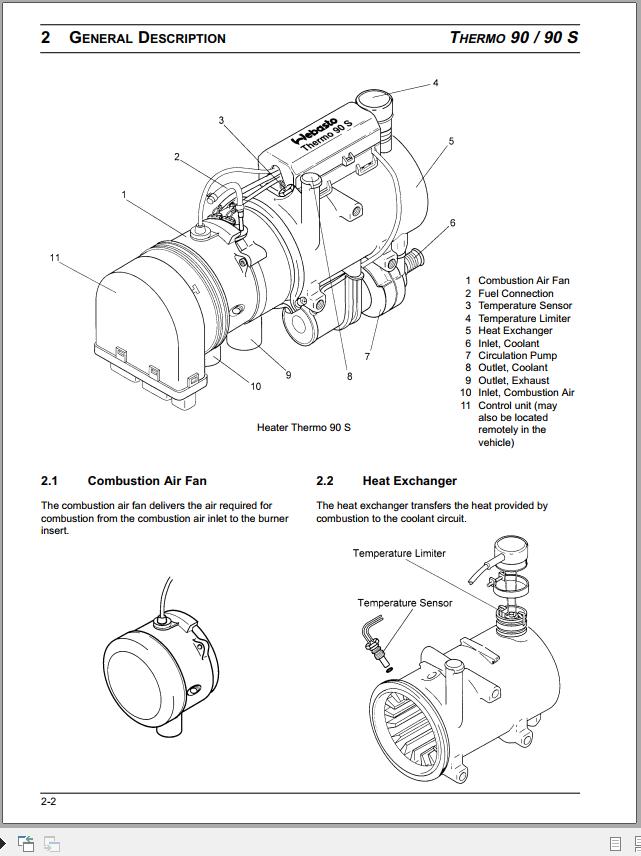 Tigercat Webasto Coolant Heater Manual_907400