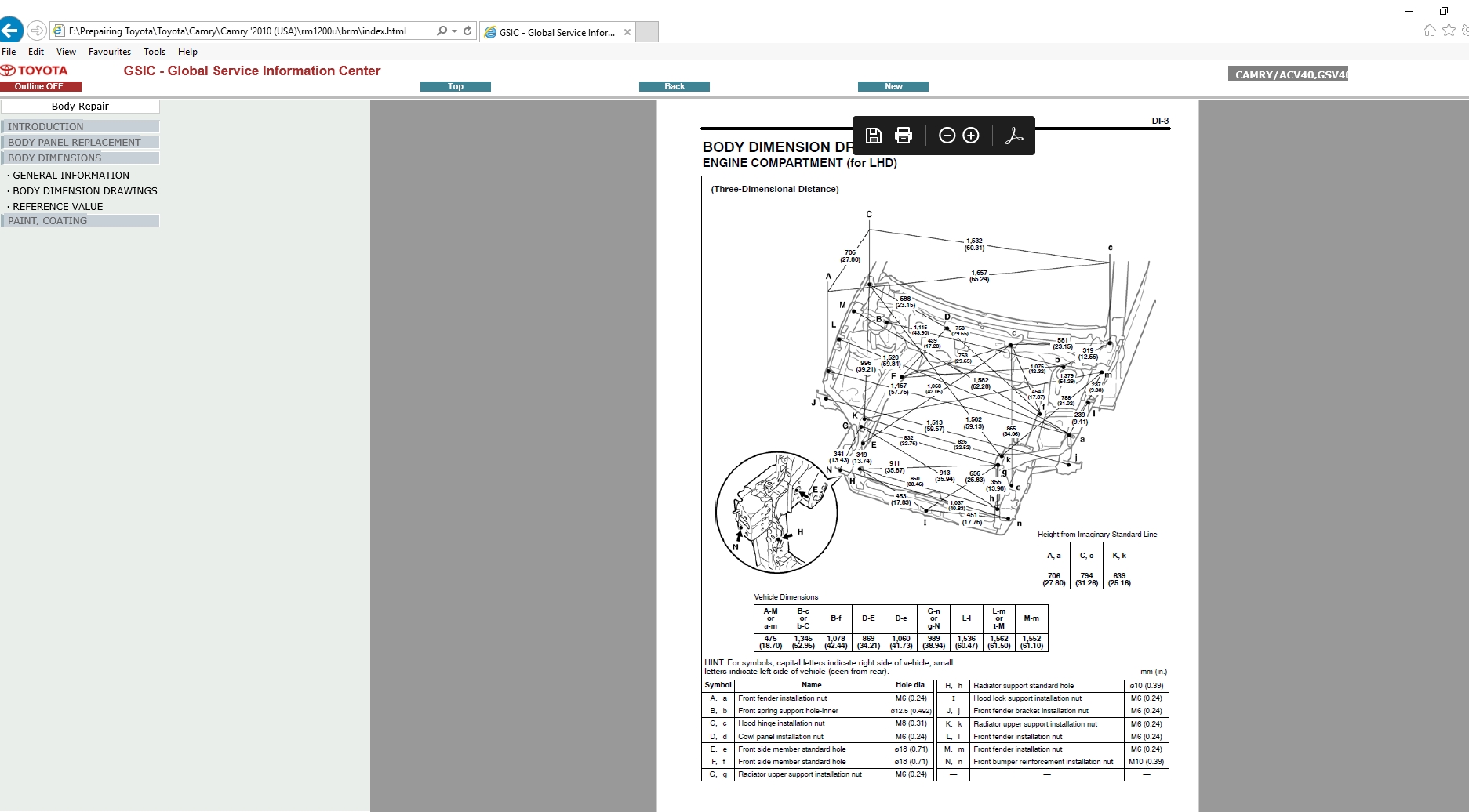 Toyota Camry 2010 Workshop Service Manual - Homepage - The Biggest