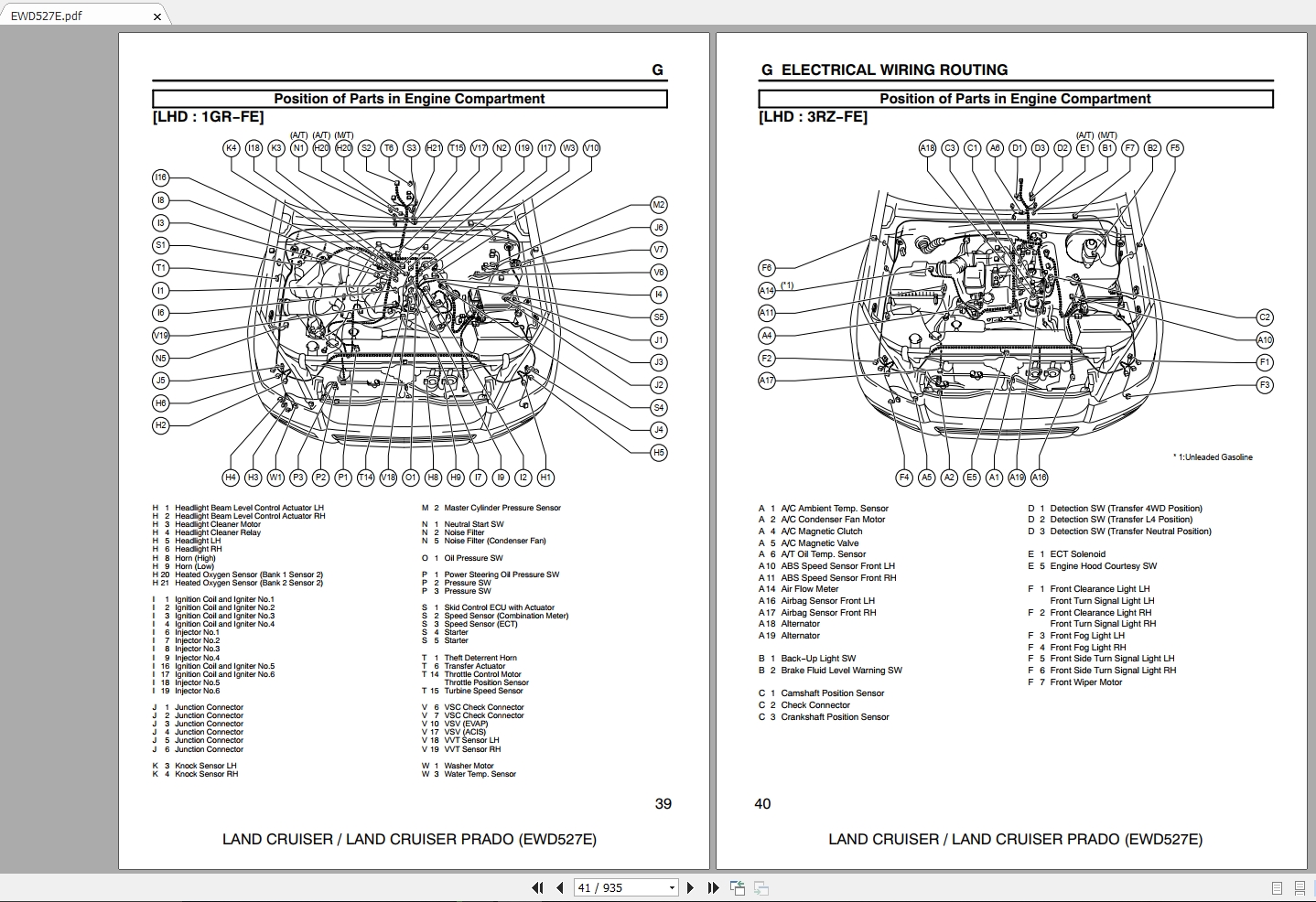 Toyota Land Cruiser, LC Prado [2002] Electrical Wiring Diagram