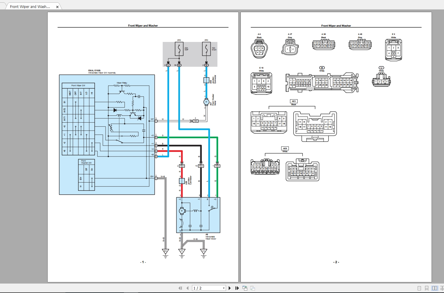 Toyota RAV4 [2008] Electrical Wiring Diagram