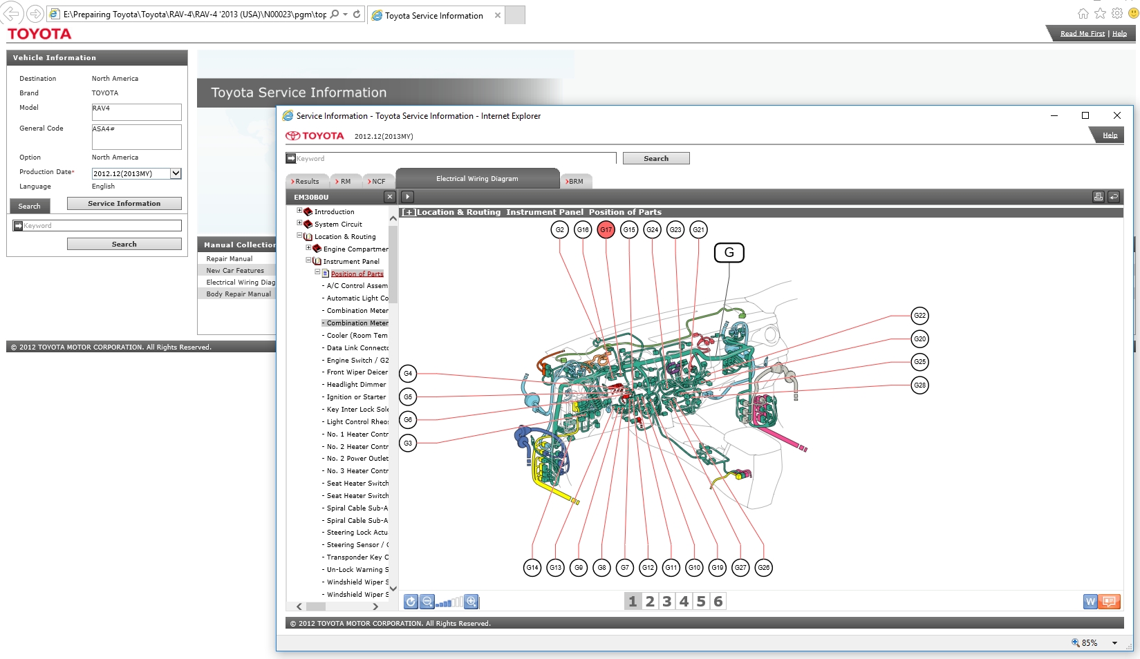 Toyota RAV-4 [2013] Workshop Service Manual - Homepage - The Biggest
