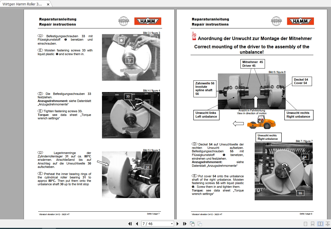 Wirtgen Hamm Roller 34123625 HT Repair Manual_01298119