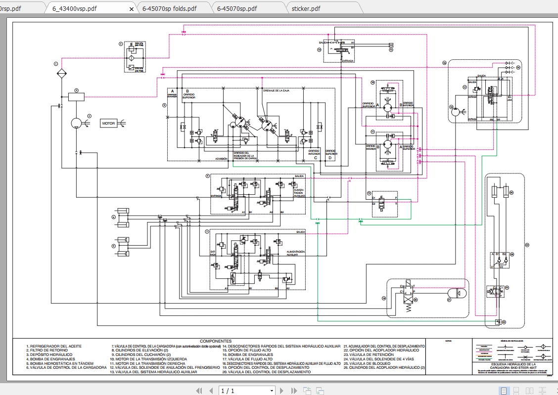 Case Skid Steer Loader 40XT Service Manual_ES
