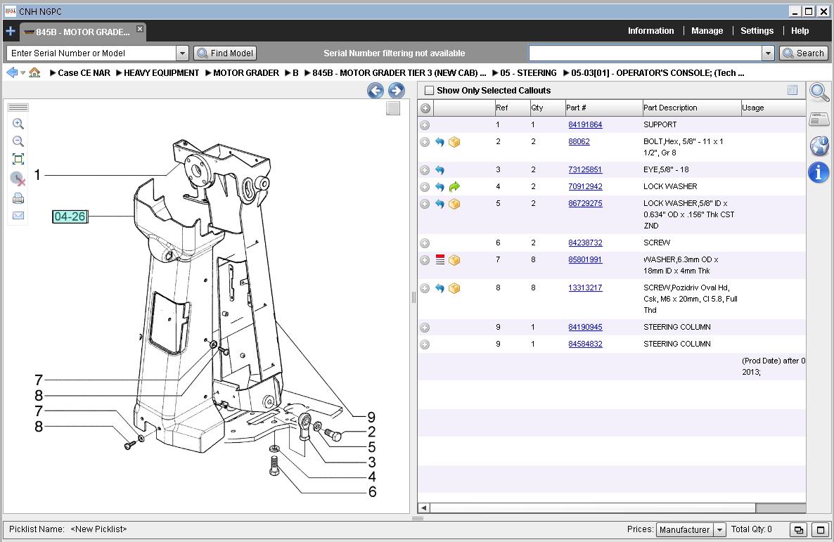 CASE CE Construction Equipment North America EPC 2019 [11.2018] Spare