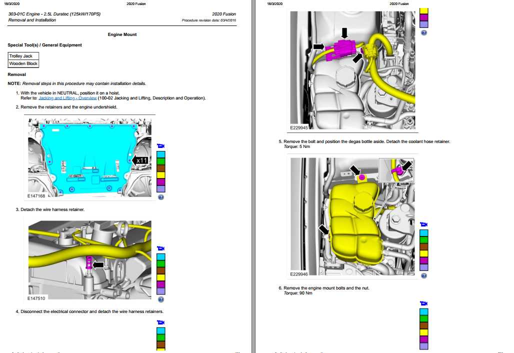 Ford Fusion Engine 2.5L Duratec (125kW170PS) Repair Manual