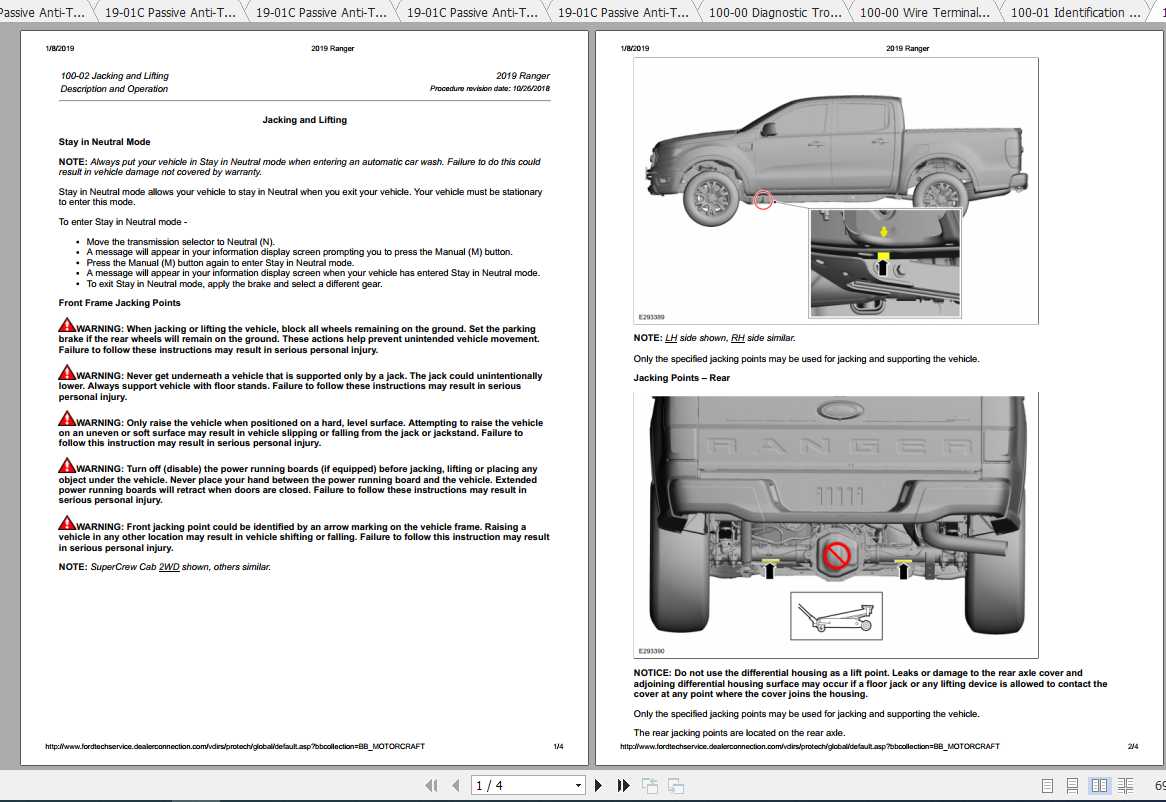 Ford Ranger 2019 (FULL) Worskhop Manual
