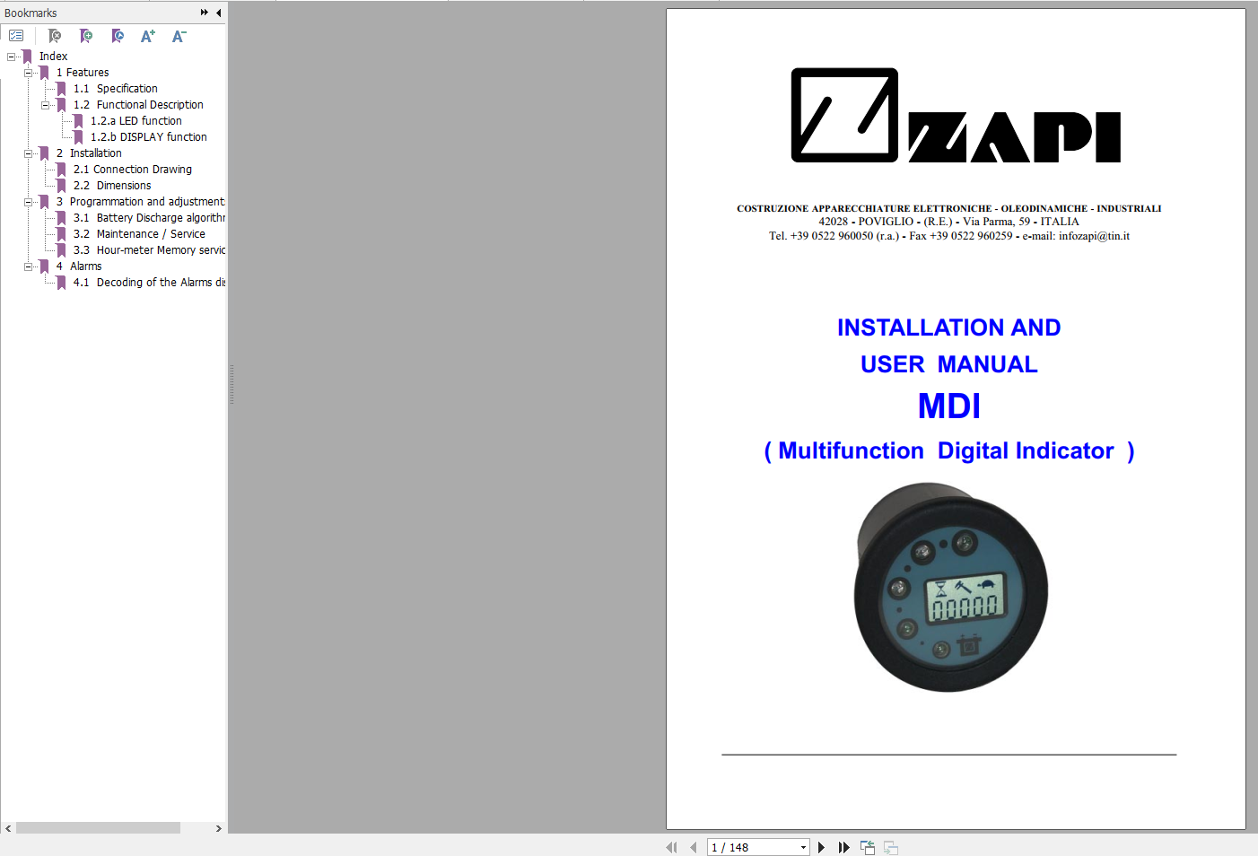 Hoist Forklift Service Manual