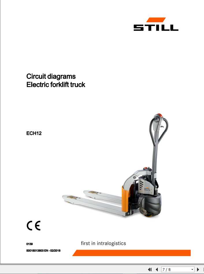 Still Electric Pallet Truck CS 20 S Operating & Maintenance Instructions