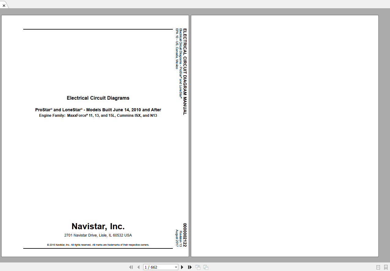 Maxxforce Engine 11 13 15L Cummins ISX N13 Wiring Diagram
