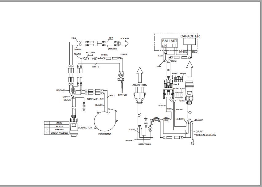 Yanmar ELB114BC Lighting Towers Wiring Diagrams
