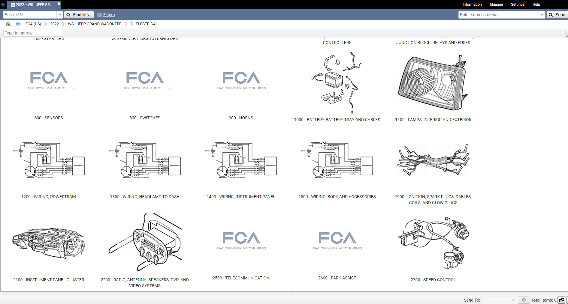 Chrysler Fiat FCA EPC5 International Parts Catalog DVD [08.2021