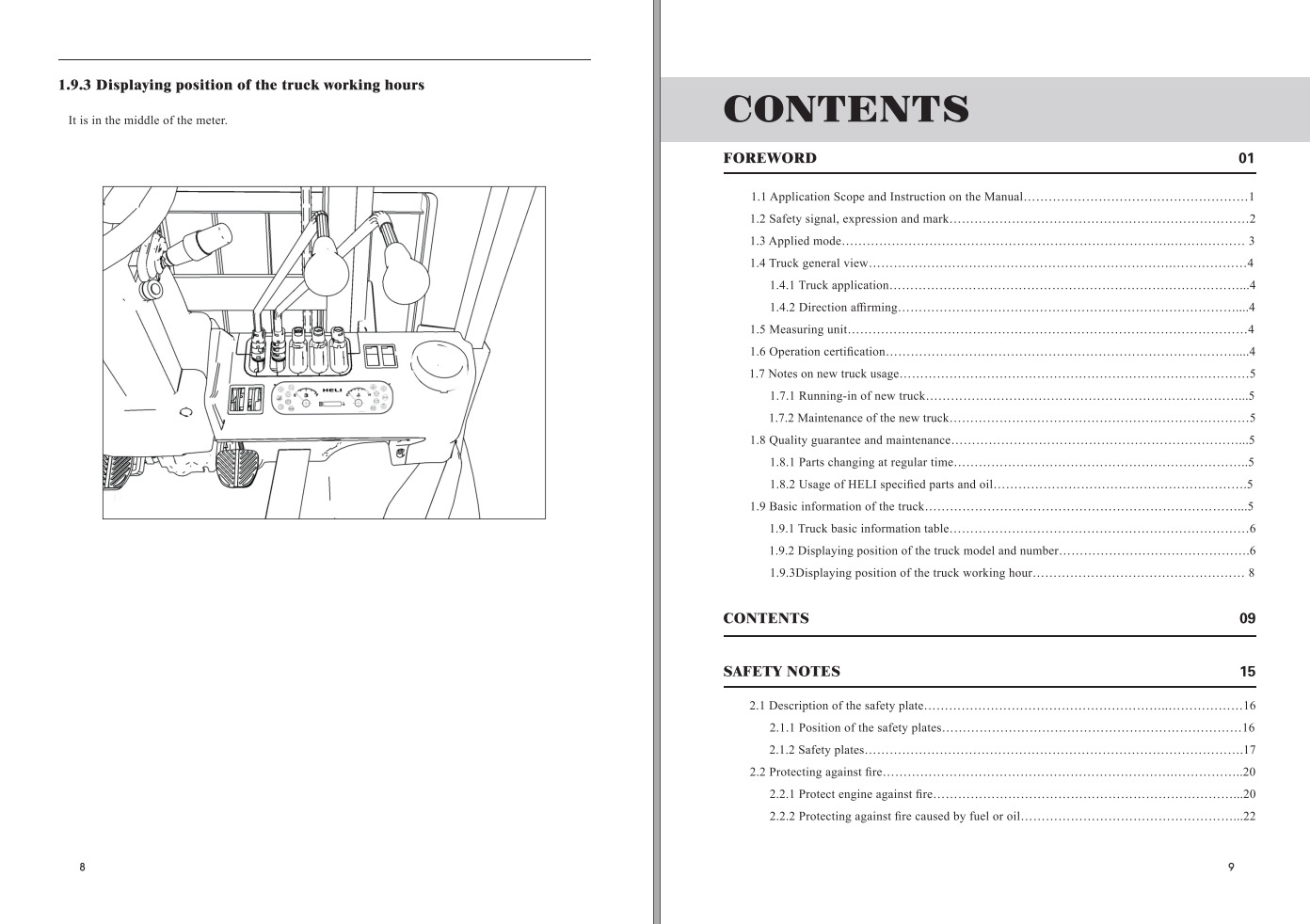 Heli Forklift H3 Series 23.5t Counterbalanced CPQYD CPYD Operation