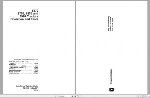 John Deere AG 13.2 GB PDF Technical & Service Manual EN DVD