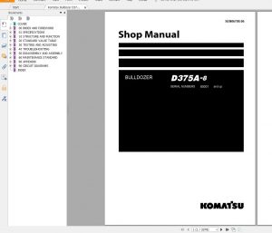 Komatsu Machine 12.95 GB  Shop Manual PDF DVD Updated [11.2021]