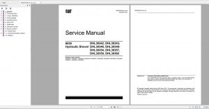 Caterpillar Hydraulic Shovel Service Manual All Models 03.2022 Full