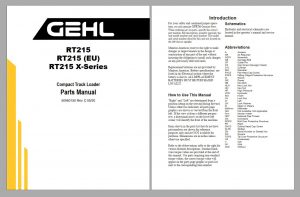 GEHL Construction Equipment Part Manuals 6.03GB PDF 2022 DVD