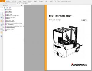 Jungheinrich Forklift Truck 9.66 GB PDF Part Manual EN DVD 