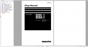 Komatsu D65EX-18 D65PX-18 D65WX-18 Bulldozer Shop Manual SEN06645-05 2019 PDF