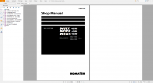 Komatsu D65EX-18E0 D65PX-18E0 D65WX-18E0 Bulldozer Shop Manual SEN06756-00 2019 PDF