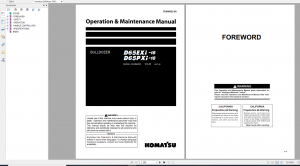 Komatsu D65EXi-18 D65PXi-18 Bulldozer Operation and Maintenance Manual TEN00822-00 2018 PDF