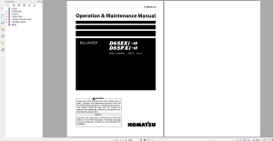 Komatsu D65EXi-18 D65PXi-18 Bulldozer Operation and Maintenance Manual TEN00906-00 2020 PDF