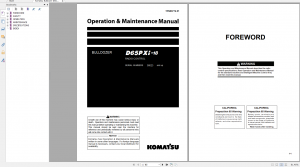 Komatsu D65PXi-18 Bulldozer Operation and Maintenance Manual TEN00772-01 2017 PDF