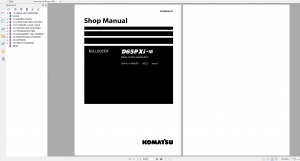 Komatsu D65PXi-18 Bulldozer Shop Manual SEN06620-07 2019 PDF