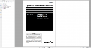 Komatsu D85EXi-18 D85PXi-18 Bulldozer Operation and Maintenance Manual TEN00840-01 2019 PDF