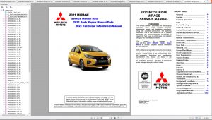 Mitsubishi Service Workshop Manual & Wiring Diagram New Collection 2021 DVD