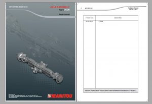 Manitou Forklift Service Manual Repair Manual 2.72GB PDF DE 2022