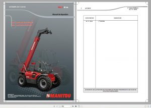 Manitou Machine Equipment Service, Repair Manual, Diagram 13.8GB PDF FR New 2022
