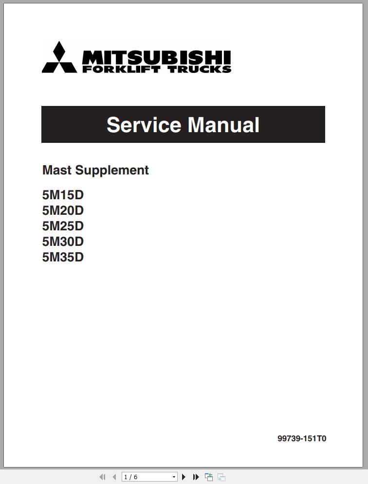 Mitsubishi Diesel Engine L-Series Service Manual