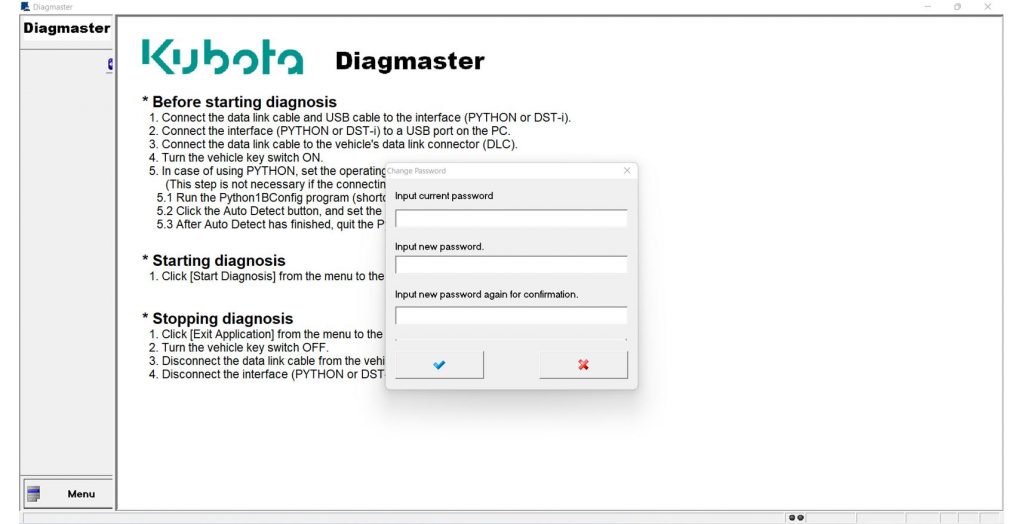 Kubota Diagmaster v20.11.01 2022 Diagnostic Software